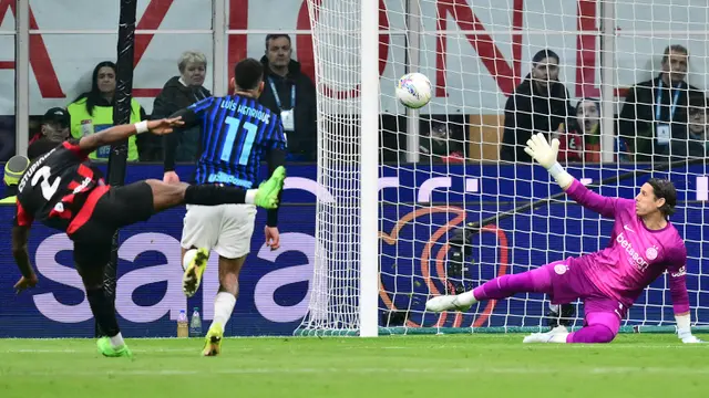 Foto: Tumbangkan Inter, AC Milan Jaga Asa Dalam Perburuan Gelar Juara Liga Italia