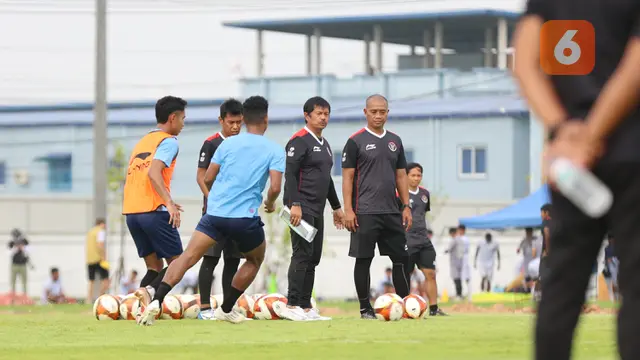 SEA Games 2023: Timnas Indonesia U-22 Latihan Jelang Menghadapi Myanmar