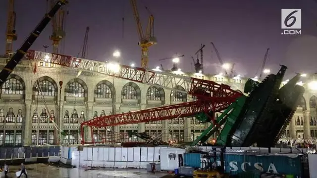 VIDEO: Arab Saudi Cairkan Santunan untuk Korban Crane Jatuh di Masjidil Haram 