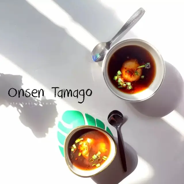 Resep onsen tamago. (dok. Cookpad @stephanielukman)