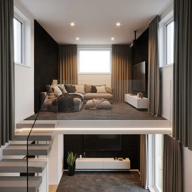 Rumah Sederhana 2 Lantai Minimalis dengan Area Netflix & Chill