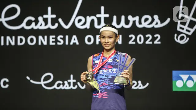 FOTO: Tai Tzu Ying Juara Indonesia Open 2022