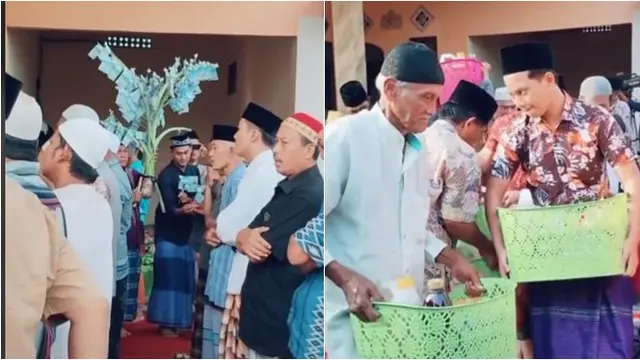 Bingkisan saat Momen Maulid Nabi di Madura Ini Jadi Sorotan, Ada Pohon Uang