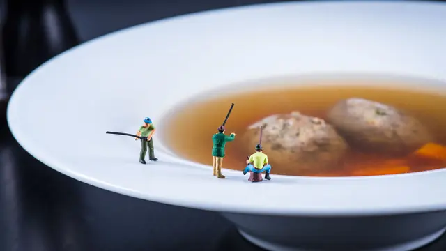 Diorama Berbahan Makanan
