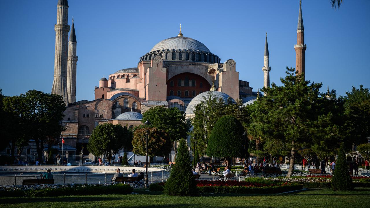 Hagia Sofia di Istambul Turki OZAN ​​KOSE / AFP