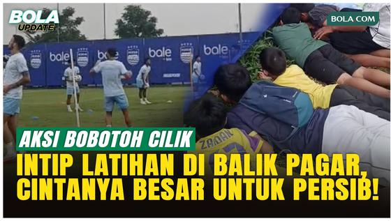Bobotoh Cilik Intip Latihan Persib Jelang Duel Panas Lawan Persija