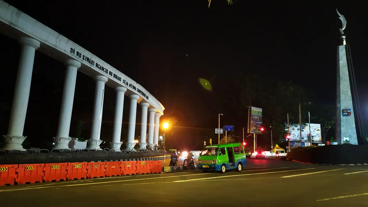 Salah satu sisi jalan kawasan Kota Bogor, Jawa Barat. (Liputan6.com/Achmad Sudarno)