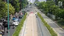 Pengendara melintas di sisi jalur keluar terowongan atau underpass Matraman, Jakarta, Jumat (6/4). Pemprov DKI Jakarta berencana melakukan uji coba lalu lintas di terowongan Matraman pada 10 April mendatang. (Liputan6.com/Helmi Fithriansyah)