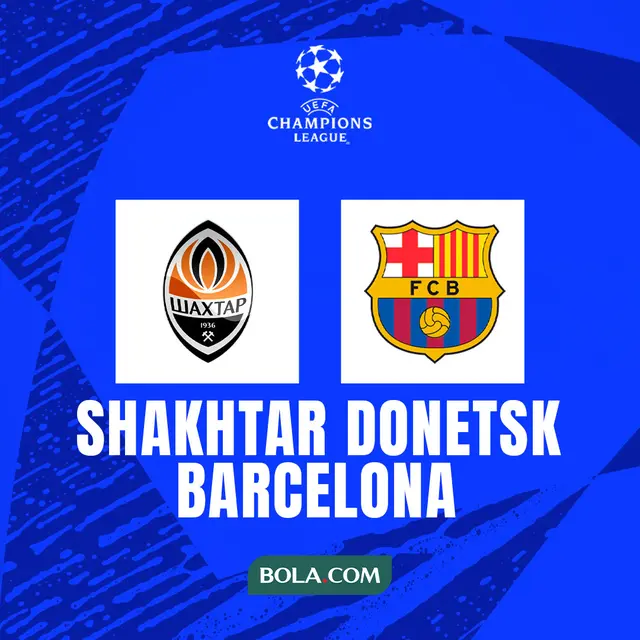 Liga Champions - Shakhtar Donetsk Vs Barcelona