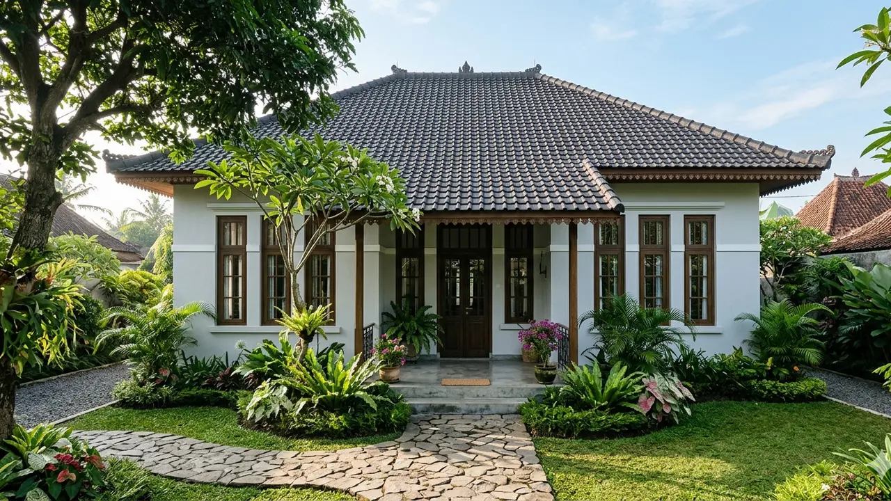 Desain Rumah Tempo Dulu yang Tetap Minimalis. Gemini