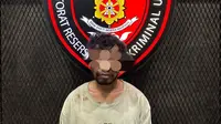 Pelaku utama perampokan dan pemerkosaan seorang wanita di Depok. (Ady Anugrahadi).
