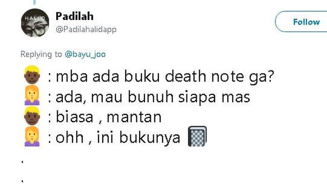 Percakapan Netizen ‘Di Toko Buku’