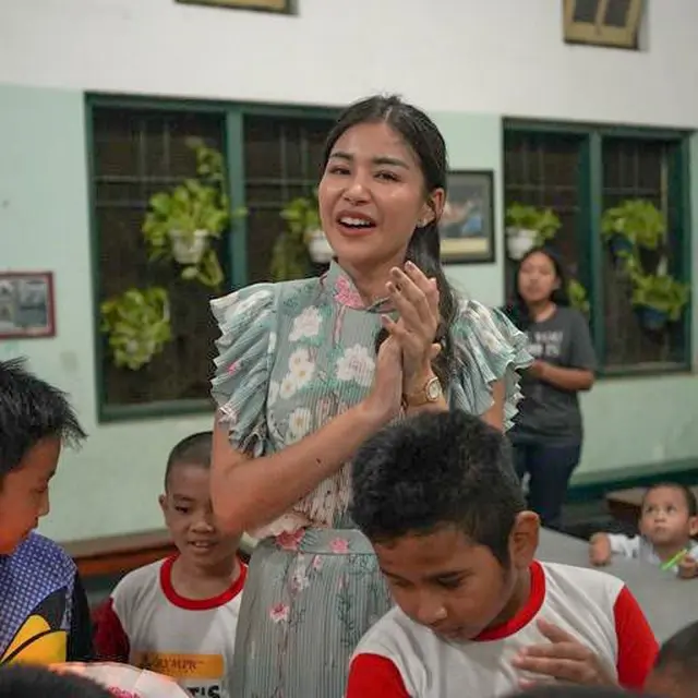 Miss Grand Indonesia 2014, Margenie MG Rayakan Ulang Tahun ke-31 di Panti Asuhan