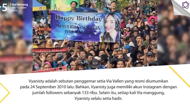 [Bintang] 5 Hal tentang Karier Via Vallen Saat Ini