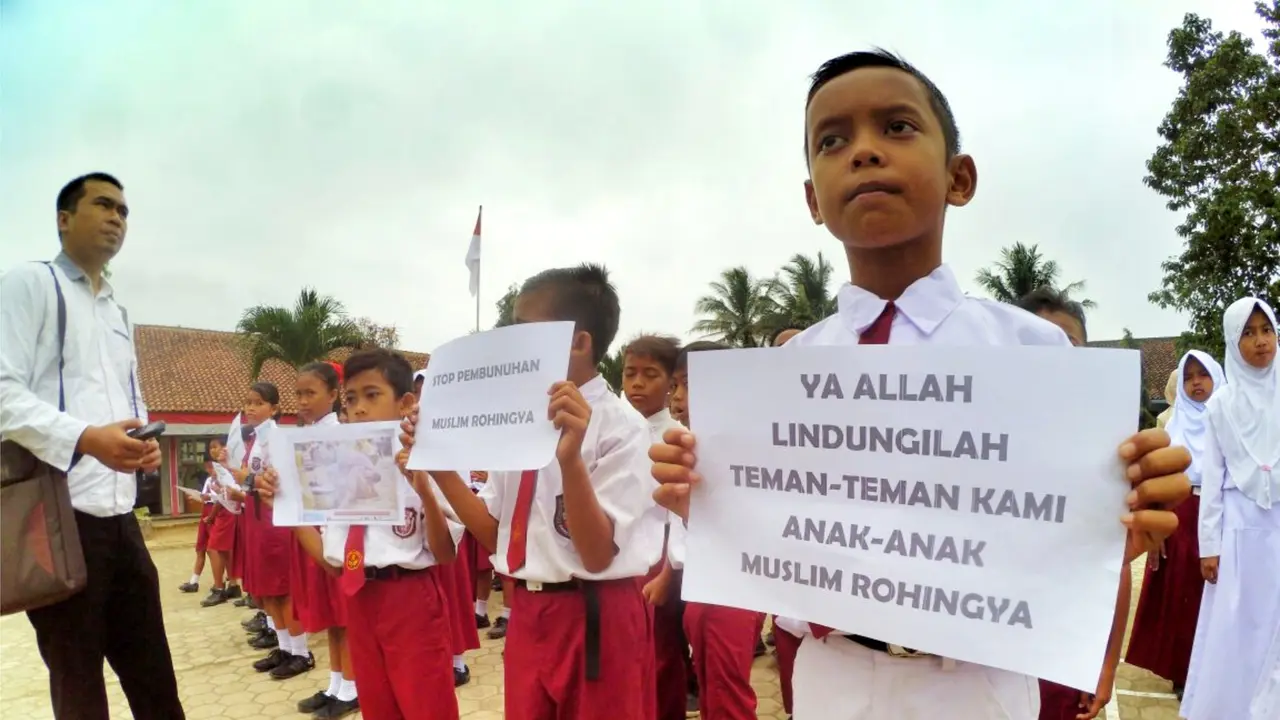 Doa Anak-Anak Banyumas untuk Korban Tragedi Kemanusiaan Rohingya