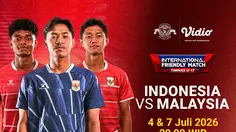 Timnas Indonesia U-17: Berhadapan dengan Malaysia U-17 Hanya di Vidio