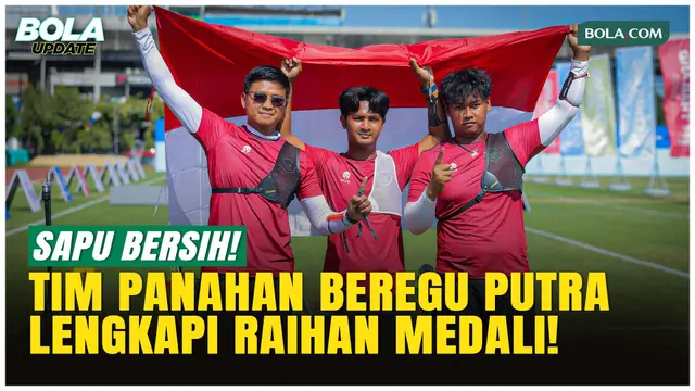 Tim Panahan Beregu Putra Indonesia Lengkapi Emas Panahan SEA Games 2025!