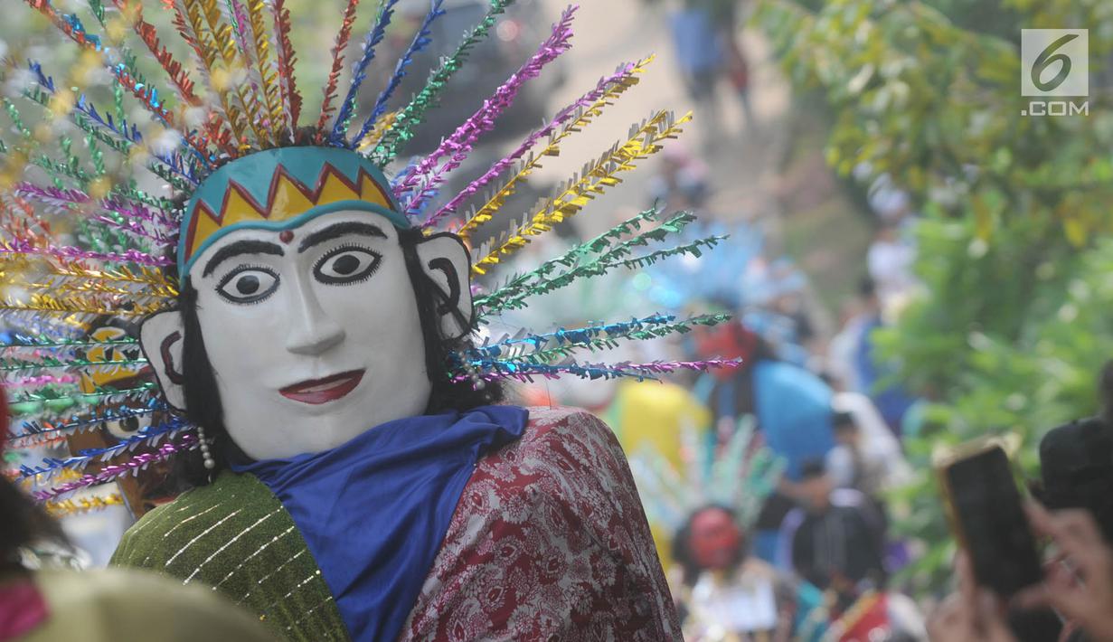 FOTO Karnaval  Ondel Ondel Menolak Ondel Ondel Dijadikan 