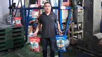 Pengusaha beras beras Al Aqsa dan beras cap Raja Lele, Joy Sanjaya Tjwa. (Dian Kurniawan/Liputan6.com)