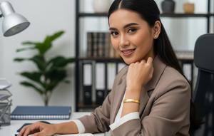 Model Gelang Emas Simpel Cocok untuk Kerja Kantoran/Gemini AI