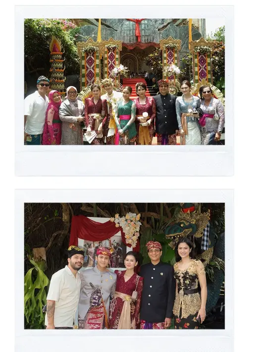 Acara adat yang digelar di Antonio Blanco Renaissance Museum, Ubud, Bali, ini memperlihatkan keakraban Zoe dengan keluarga besar Antonio. Tidak hanya mendampingi sang kekasih, Zoe juga menunjukkan rasa hormat dan penghargaan terhadap budaya Bali melalui busana yang ia kenakan. [@zoeabbasjackson].