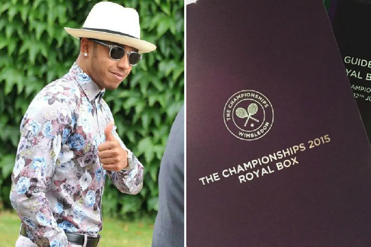 Lewis Hamilton - Wimbledon