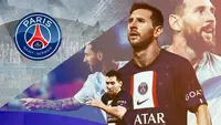 PSG - Ilustrasi Lionel Messi Argentina (Bola.com/Adreanus Titus)
