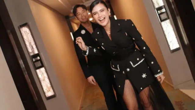 Momen romantis Audi Marissa dan Anthony Xie. (credit:instagram.com/audimarissa)