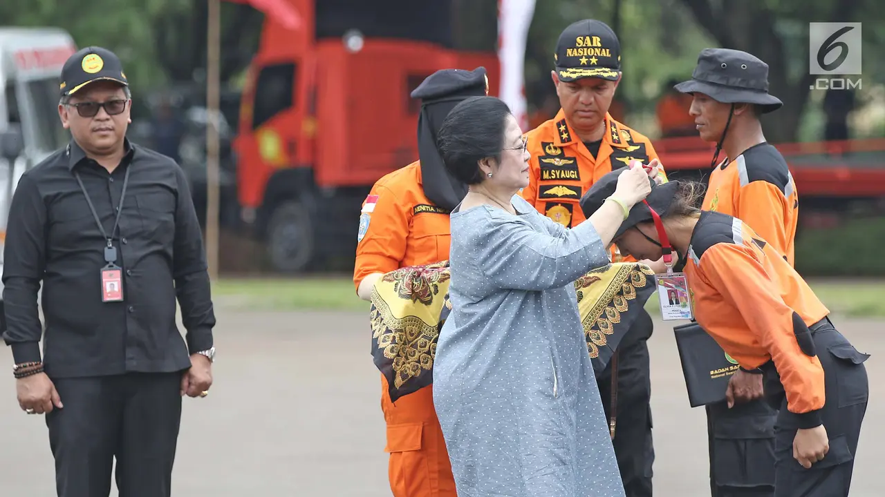 Lantik 100 Personel, Megawati Tutup Pelatihan Baguna PDIP