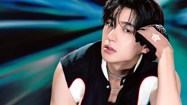 Hyunjae The Boyz. (One Hundred via Soompi)