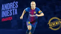 Barcelona Beri Andres Iniesta Kontrak Seumur Hidup