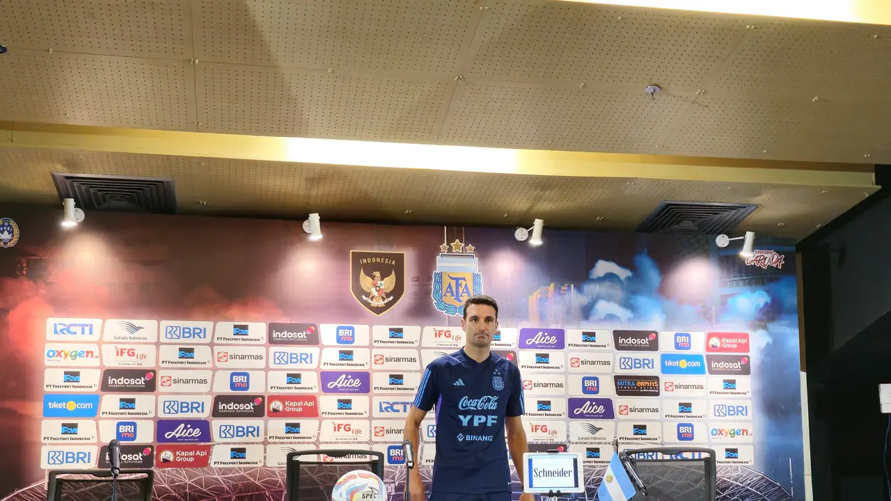 Pelatih Argentina Lionel Scaloni