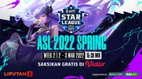 Link Live Streaming AOV Spring Series 2022 di Vidio Pekan Kedua, 2&3 Maret 2022. (Sumber : dok. vidio.com)