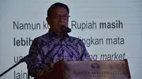 Kepala Staf Kepresidenan Jend. TNI (Purn.) Dr. Moeldoko di acara penukaran dolar AS ke rupiah di Hotel Majapahit  Surabaya (20/9/2018). (Dok KSP)
