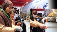 Tahun ini acara peringatan hari cuci tangan pakai sabun seduni digelar oleh Palyja di wilayah Sumur Bor, Jakarta Barat,