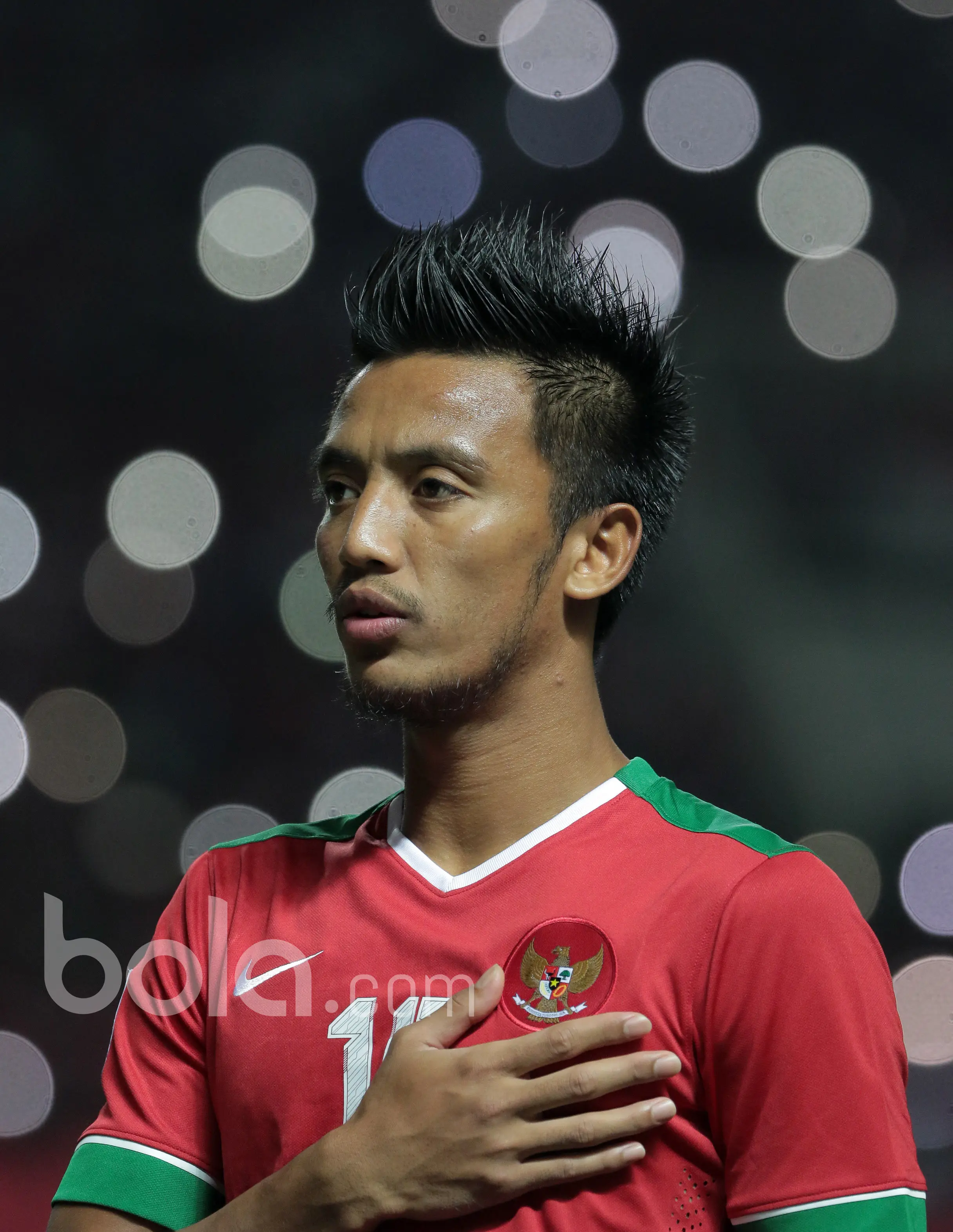 Bayu Pradana, Timnas Indonesia. (Bola.com/Nicklas Hanoatubun)