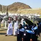 Sebanyak 24 jemaah haji Indonesia dilaporkan meninggal dunia selama prosesi ibadah di Mina. Sebagian besar jemaah wafat di tenda-tenda Mina, sementara sisanya di Rumah Sakit Arab Saudi (RSAS) (Liputan6.com/Nafiysul Qodar)