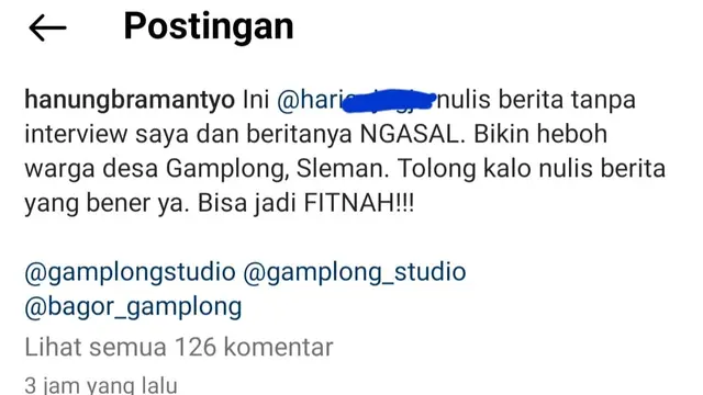 Hanung Bramantyo. (Foto: Dok. Koleksi Pribadi Hanung Bramantyo)
