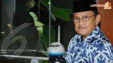 Semua hasil perbincangan penerbangan bersama Habibie akan disampaikan oleh Nurmahmudi di wilayah pemerintahannya, Depok, Jawa Barat (Liputan6.com/Herman Zakharia)