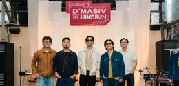 D’MASIV dalam konferensi pers D’MASIV Asia Home Run di Jakarta, Rabu (19/8/2026). (dok Positivibe Group)