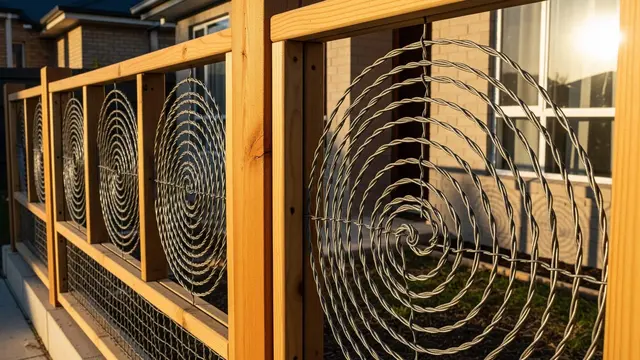 Model Pagar Rumah dari Kayu dan Kawat yang Murah