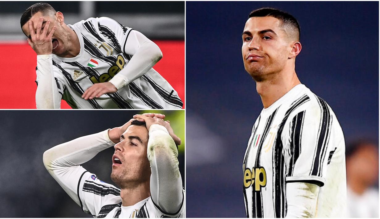 Striker Juvetus, Cristiano Ronaldo, tak mampu menutupi kekecewaan usai timnya dipermalukan Fiorentina di Liga Italia. Si Nyonya Tua dihajar tiga gol tanpa balas.