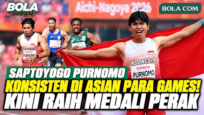 Saptoyogo Purnomo Raih Perak Asian Para Games 2026, Para Atletik Indonesia Tambah Koleksi Medali