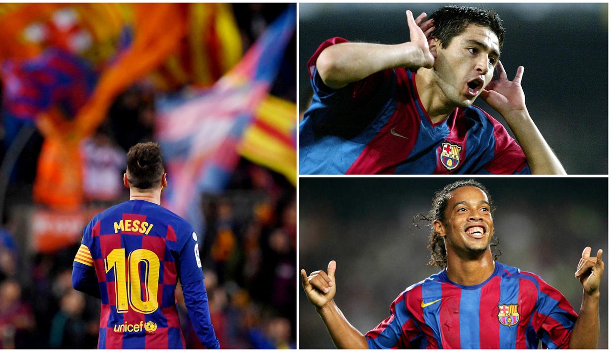 Lionel Messi adalah pengguna nomor 10 paling sukses dan legendaris di Barcelona. Ia telah menorehkan tinta emas dengan mempersembahkan banyak gelar juara bagi Blaugrana. Berikut para pemain bernomor punggung 10 di Barcelona.