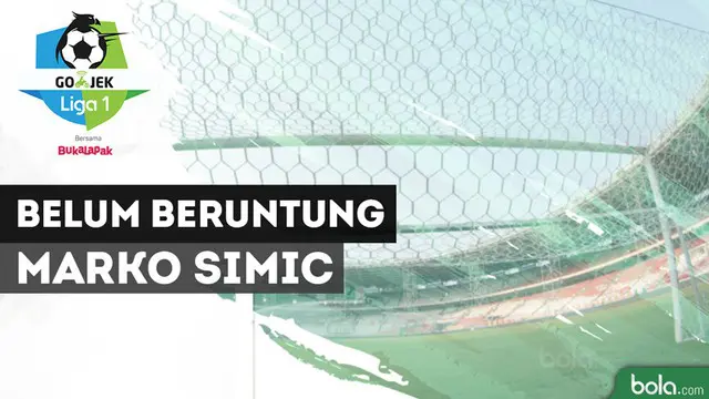 VIDEO: Marko Simic Belum Beruntung Hadapi Bhayangkara FC