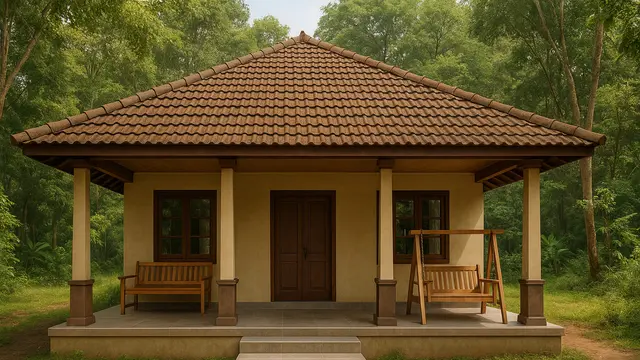 Gambar Rumah Sederhana Ukuran 6x9 di Kampung, Padukan Keindahan dan Fungsionalitas (Foto: ChatGPT)