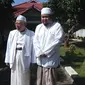 Ketua GP Ansor Kabupaten Bangkalan, Hasani Zubair, saat bersama Calon Wakil Presiden RI KH Ma'ruf Amin
