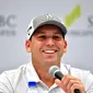 Pegolf Spanyol, Sergio Garcia, bertekad mempertahankan gelar SMB Singapore Open (Luthfie Febrianto/Liputan6.com)