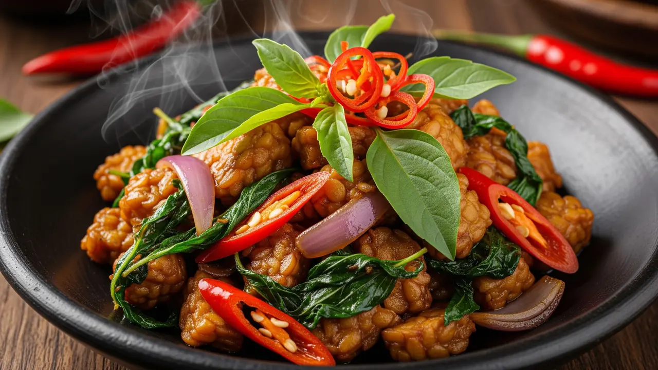 Tumis Tempe Kemangi