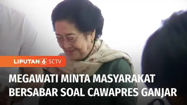 VIDEO: Ketum PDIP, Megawati Sebut Pendamping Ganjar akan Diumumkan di Waktu yang Tepat